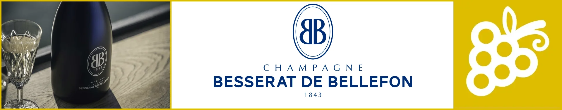 Besserat de Bellefon champagne assortment banner