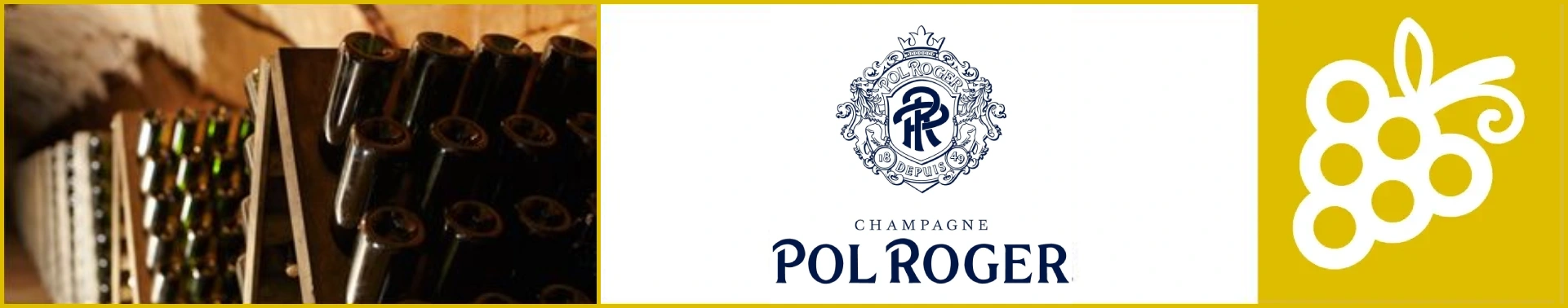 Pol Roger champagne assortment banner